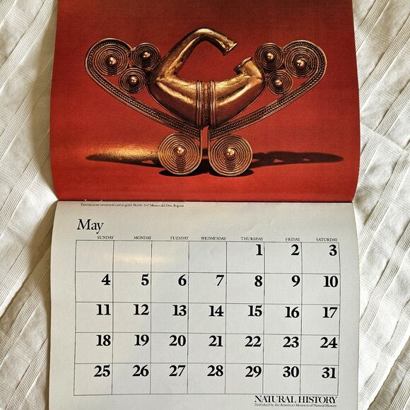 1980 Calendar "GOLD of El DORADO: THE HERITAGE OF COLOMBIA" - Picture 7 of 16